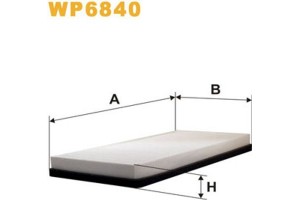Wix Filters Φίλτρο, Αέρας Εσωτερικού Χώρου - WP6840