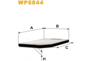 Wix Filters Φίλτρο, Αέρας Εσωτερικού Χώρου - WP6844