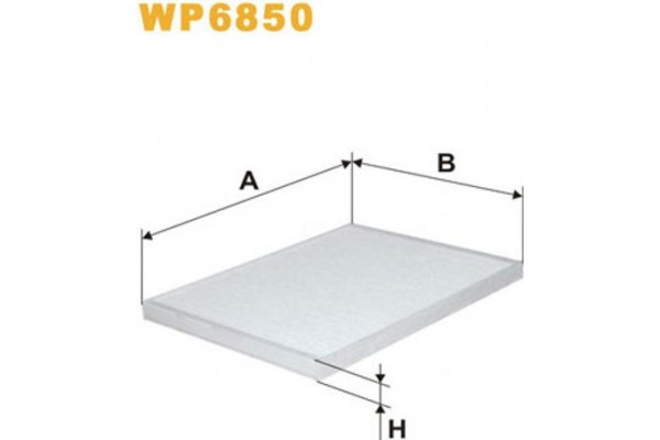 Wix Filters Φίλτρο, Αέρας Εσωτερικού Χώρου - WP6850