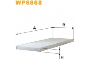 Wix Filters Φίλτρο, Αέρας Εσωτερικού Χώρου - WP6868