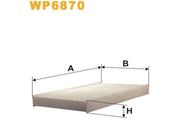 Wix Filters Φίλτρο, Αέρας Εσωτερικού Χώρου - WP6870