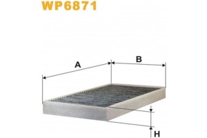 Wix Filters Φίλτρο, Αέρας Εσωτερικού Χώρου - WP6871