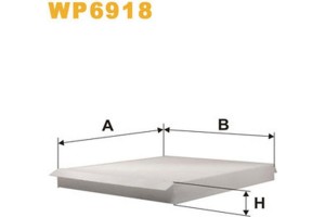 Wix Filters Φίλτρο, Αέρας Εσωτερικού Χώρου - WP6918