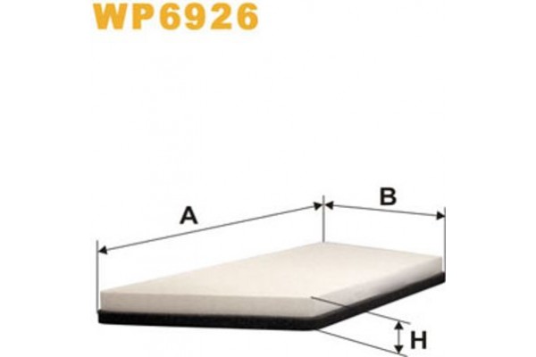 Wix Filters Φίλτρο, Αέρας Εσωτερικού Χώρου - WP6926