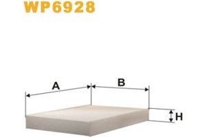 Wix Filters Φίλτρο, Αέρας Εσωτερικού Χώρου - WP6928