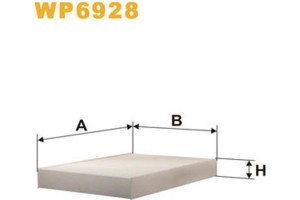 Wix Filters Φίλτρο, Αέρας Εσωτερικού Χώρου - WP6928