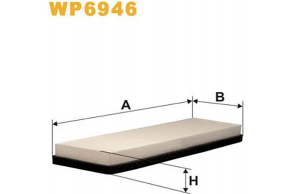 Wix Filters Φίλτρο, Αέρας Εσωτερικού Χώρου - WP6946