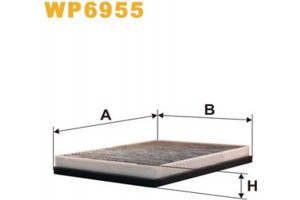 Wix Filters Φίλτρο, Αέρας Εσωτερικού Χώρου - WP6955