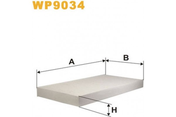 Wix Filters Φίλτρο, Αέρας Εσωτερικού Χώρου - WP9034