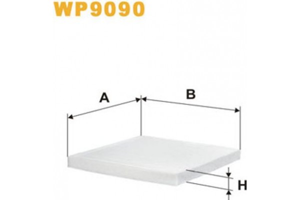 Wix Filters Φίλτρο, Αέρας Εσωτερικού Χώρου - WP9090