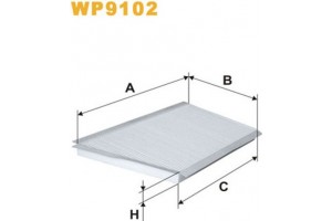 Wix Filters Φίλτρο, Αέρας Εσωτερικού Χώρου - WP9102