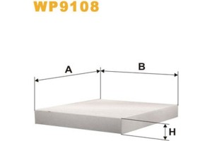 Wix Filters Φίλτρο, Αέρας Εσωτερικού Χώρου - WP9108