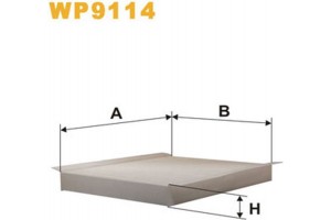 Wix Filters Φίλτρο, Αέρας Εσωτερικού Χώρου - WP9114