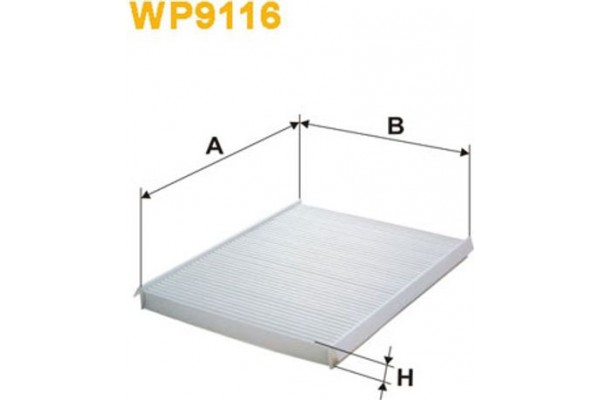 Wix Filters Φίλτρο, Αέρας Εσωτερικού Χώρου - WP9116