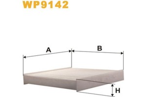 Wix Filters Φίλτρο, Αέρας Εσωτερικού Χώρου - WP9142