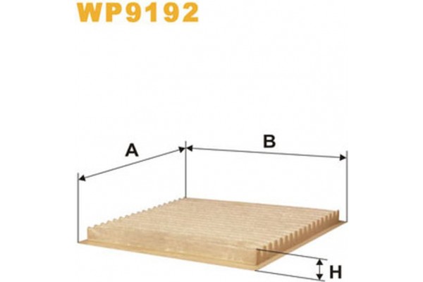Wix Filters Φίλτρο, Αέρας Εσωτερικού Χώρου - WP9192