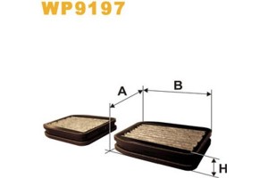 Wix Filters Φίλτρο, Αέρας Εσωτερικού Χώρου - WP9197