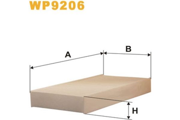 Wix Filters Φίλτρο, Αέρας Εσωτερικού Χώρου - WP9206