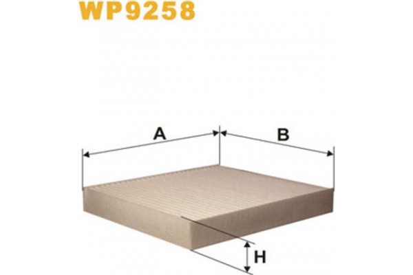 Wix Filters Φίλτρο, Αέρας Εσωτερικού Χώρου - WP9258