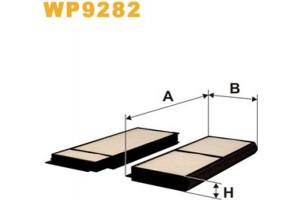 Wix Filters Φίλτρο, Αέρας Εσωτερικού Χώρου - WP9282