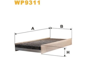 Wix Filters Φίλτρο, Αέρας Εσωτερικού Χώρου - WP9311