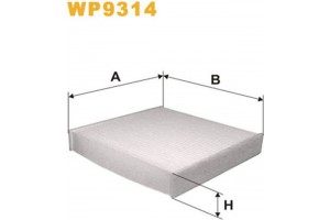 Wix Filters Φίλτρο, Αέρας Εσωτερικού Χώρου - WP9314
