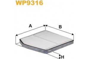 Wix Filters Φίλτρο, Αέρας Εσωτερικού Χώρου - WP9316