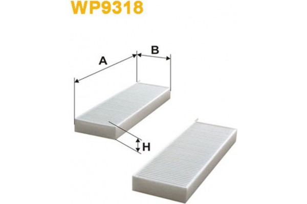 Wix Filters Φίλτρο, Αέρας Εσωτερικού Χώρου - WP9318