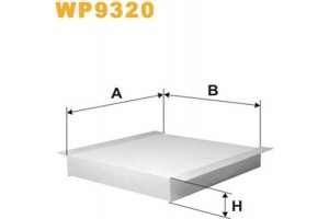 Wix Filters Φίλτρο, Αέρας Εσωτερικού Χώρου - WP9320