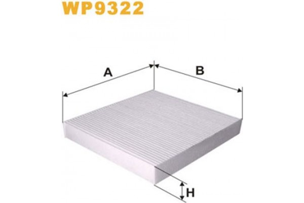Wix Filters Φίλτρο, Αέρας Εσωτερικού Χώρου - WP9322