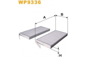 Wix Filters Φίλτρο, Αέρας Εσωτερικού Χώρου - WP9336