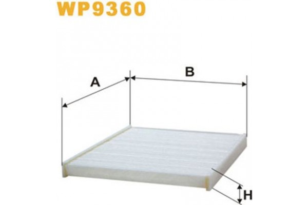 Wix Filters Φίλτρο, Αέρας Εσωτερικού Χώρου - WP9360