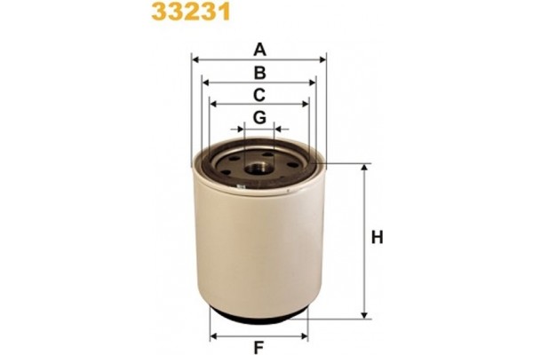 Wix Filters Φίλτρο Καυσίμου - 33231