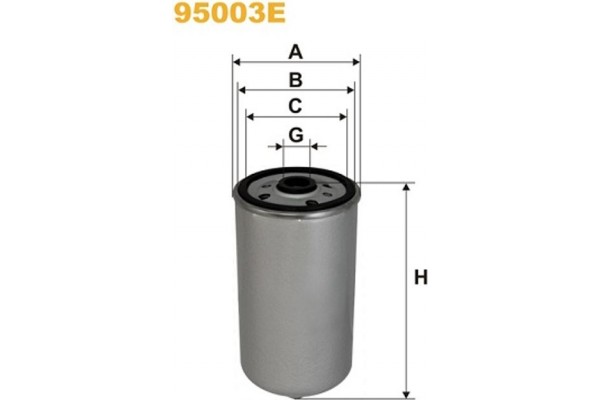 Wix Filters Φίλτρο Καυσίμου - 95003E