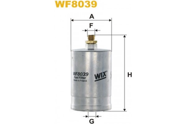 Wix Filters Φίλτρο Καυσίμου - WF8039