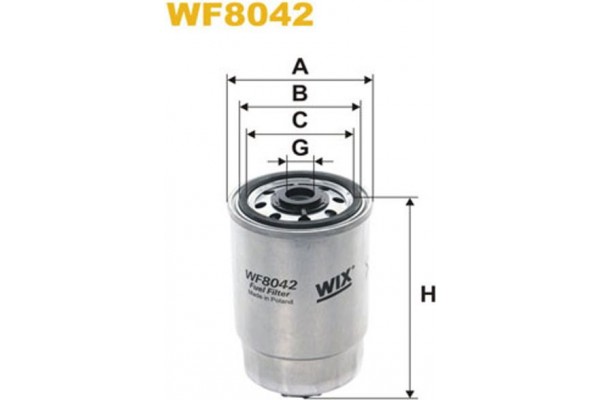 Wix Filters Φίλτρο Καυσίμου - WF8042