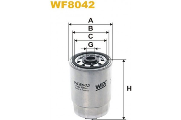 Wix Filters Φίλτρο Καυσίμου - WF8042