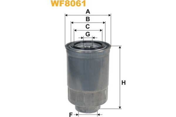 Wix Filters Φίλτρο Καυσίμου - WF8061