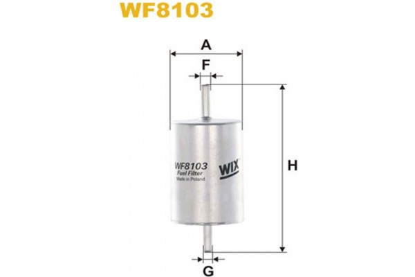 Wix Filters Φίλτρο Καυσίμου - WF8103 Wix Filters Φίλτρο Καυσίμου - WF8103