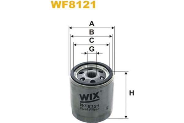 Wix Filters Φίλτρο Καυσίμου - WF8121