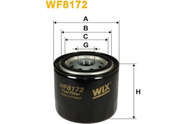 Wix Filters Φίλτρο Καυσίμου - WF8172