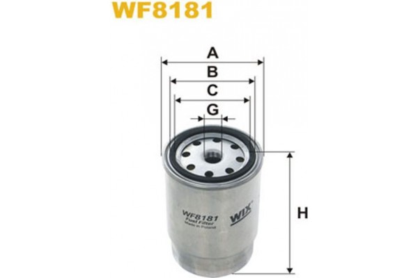 Wix Filters Φίλτρο Καυσίμου - WF8181