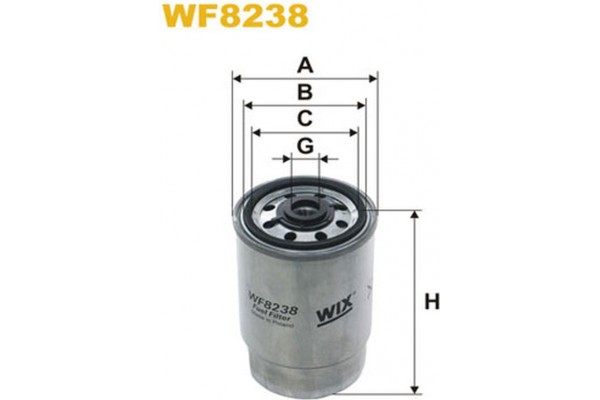 Wix Filters Φίλτρο Καυσίμου - WF8238 Wix Filters Φίλτρο Καυσίμου - WF8238