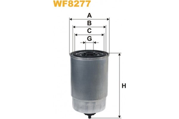 Wix Filters Φίλτρο Καυσίμου - WF8277