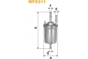 Wix Filters Φίλτρο Καυσίμου - WF8311