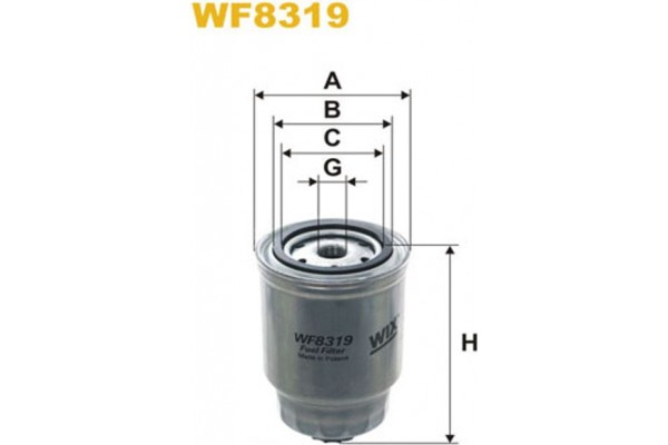 Wix Filters Φίλτρο Καυσίμου - WF8319