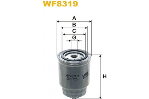 Wix Filters Φίλτρο Καυσίμου - WF8319 Wix Filters Φίλτρο Καυσίμου - WF8319