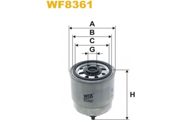 Wix Filters Φίλτρο Καυσίμου - WF8361