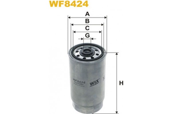 Wix Filters Φίλτρο Καυσίμου - WF8424