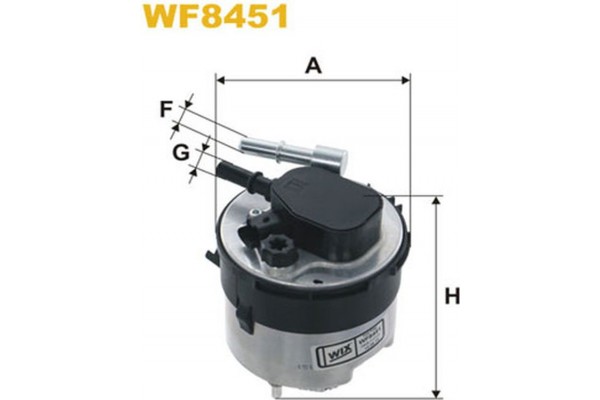 Wix Filters Φίλτρο Καυσίμου - WF8451
